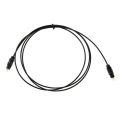 1.5M Digital Optical Audio Optic Fiber Cable Black TV power amplifier soft. 