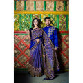 new couple set punjabi and shari half silk couple set punjabi and shar.
