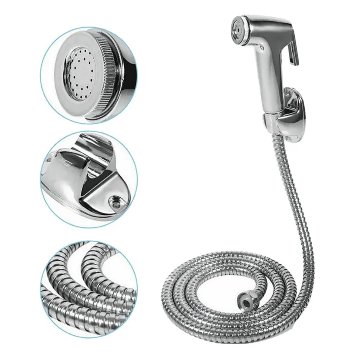 Practical%20Product%20Toilet%20Bathroom%20Hand%20Held%20Handheld%20Sprayer%20Shower%20Bidet%20Spray%20Hose%20Holder%20-%20Image%202