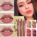 3pcs/set Velvet Matte Lipsticks Set Long Lasting Waterproof Red Nude Lip Stick Tint Pen Natural Makeup Beauty Cosmetic.