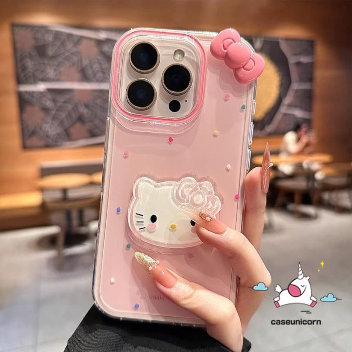 Cartoon%20Colorful%20Polka%20Dot%20Cute%20Hello%20Kitty%20Bow%203D%20DIY%20Doll%20Bracelet%20Case%20Compatible%20for%20IPhone%2015%2014%2016%2011%2012%2013%20Pro%20Max%20XR%207Plus%20XS%20Max%2016%207%2015%208%20Plus%20X%20SE%202020%20New%20Imd%20Soft%20Case%20-%20Image%203