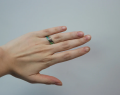 Fashion Simple 2mm Stainless Steel Ladies Smooth Fine Thin Finger Ring.