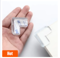 4 pcs Silicone Baby Safety Protector Furniture Corner Cover Anticollision Edge For Baby Safty. 