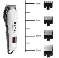 Kemei KM-809A Digital Electric Rechargeable Professional Hair Clipper Trimmer. 