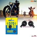 UNO MINDA D70 2 PC Hi Low Loud Horn Weather and Corrosion Resistant (Pulsar Horn). 