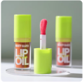 Beauty Glazed Big Brush Head Lip Oil, Ultra-Hydrating & Nourishing, Smooth Glossy Finish Lip Glow Oil, Shiny and Vegan Tinted Lip Gloss, Non-Sticky Formula. 