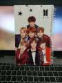 HD Print Waterproof BTS Notebook Double Spiral. 