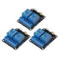 2CH 5V Relay Module With Screw Terminal Relay Module 5V 2 Channel Relay Module DC 5V Relay Switches With Optocoupler Protection.