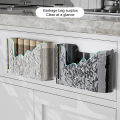 Multi-compartment Trash Bag Container Wall Mounted Garbage Bag Holder Organizer for Easy Storage Buyers' Choice Garbage Bag Storage Box. 