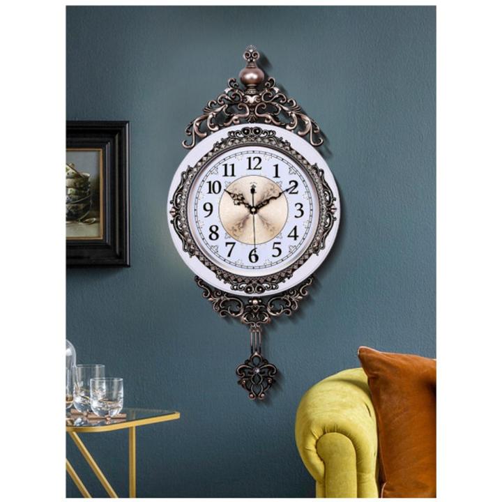 Luxury Gold Wall Clock Large Living Room Silent Creative Swing Wall Clock Bedroom Quartz Clocks Wall Home Decor Reloj De Pared