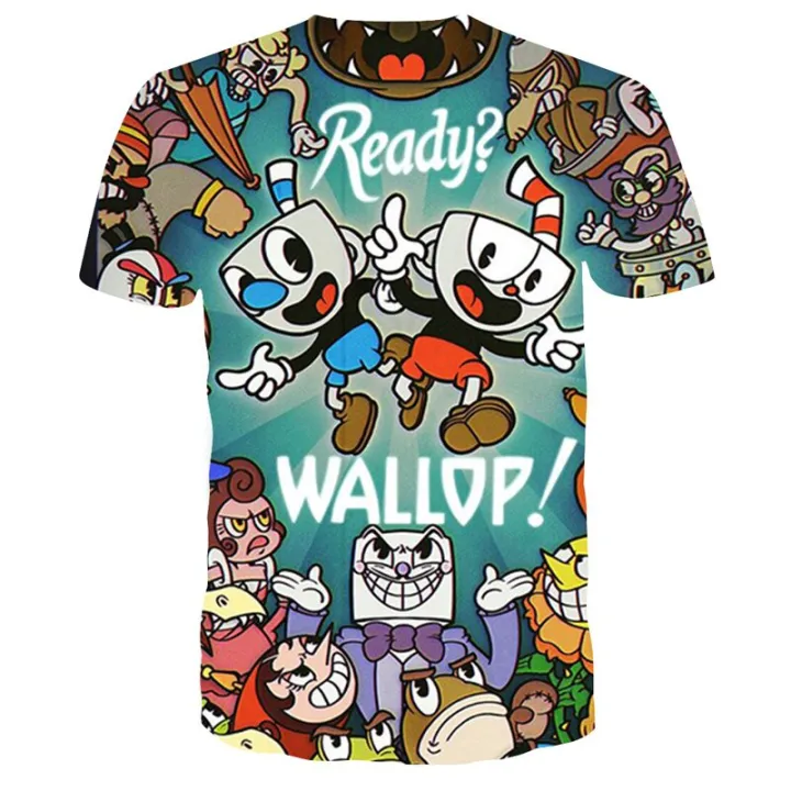 Summer%20Cuphead%20Mugman%203D%20Print%20Kids%20T-Shirt%20Funny%20Girls%20Boys%20Children%20Tops%20Tees%20Unisex%20Breathable%20Cartoon%20O-Neck%20Short%20Sleeve%20-%20Image%203