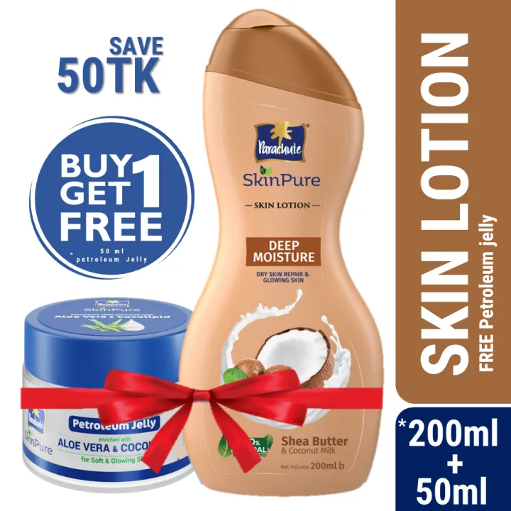 Parachute%20SkinPure%20Skin%20Lotion%20Deep%20Moisture%20200ml%20(50ml%20Petroleum%20Jelly%20Free)%20-%20Image%203