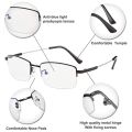 Outdoor Near-far dual-purpose Photochromic Reading Glasses Women Men Progressive Multifocal Anti Blue Ray Finished Spectacles.