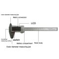 Digital Vernier Caliper 6 Inch 0-150mm Stainless Steel Caliper LCD Electronic Carbon Fiber Altimeter Micrometer Measuring Tool-D.