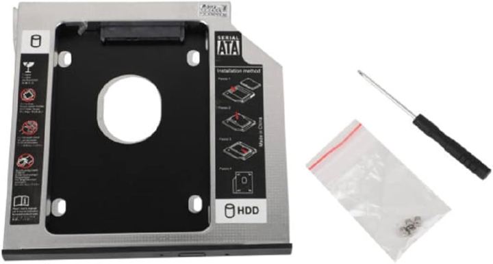 Storite%20Optical%20Bay%202nd%20Hard%20Drive%20Caddy,%20Universal%20for%209.5mm%20CD/DVD%20Drive%20Slot%20-%20Image%203