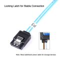 8 SATA To 8 SATA Cable 8 Pcs Sata 3.0 To Sata 3.0 Cabl SAS 7Pin 6Gbps Data Cable for Hard Disk SSD Optical Drive Server Host.