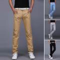 New Men Stretch Skinny Jeans Fashion Casual Slim Fit Denim Trousers Pants Male Brand Clothes Business jeans for men Chinos.