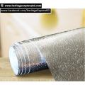60CMx300 CM Adhesive Vinyl Silver Oil proof Aluminium Foil Stickers For Kitchens Size:. 