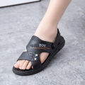 IELGY men's breathable outer wear dual-use sandals. 