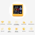 Decoration. DIY Cute GIF Animations and Electronic Album function MINI Size Smart Weather Station Clock for Gaming Desktop. 