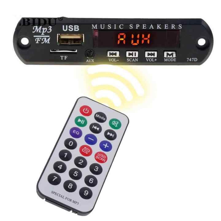 MP3%20Player%20Bluetooth%20MP3%20FM%20WMA%20Decoder%20Board%20Audio%20Player%20Module%20USB%20TF%20Radio%20For%20Car%20Remote%20Music%20Speaker%20-%20Image%202