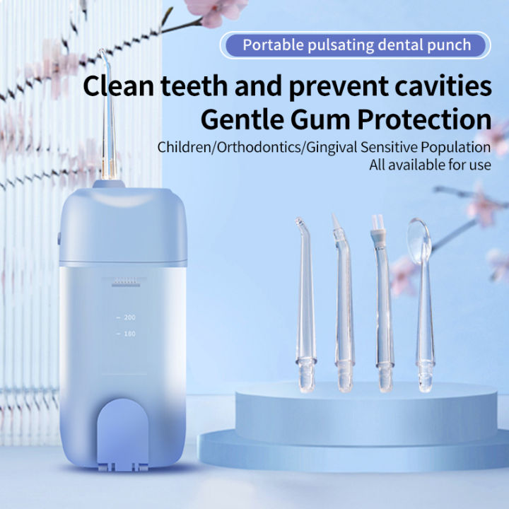 Dr.isla%20Oral%20Irrigator%20USB%20Portable%20Electric%20Water%20Flosser%20Teeth%20Cleaner%20Dental%20Air%20Flosser%20200ML%20Rechargeable%20Oral%20Irrigator%20-%20Image%202
