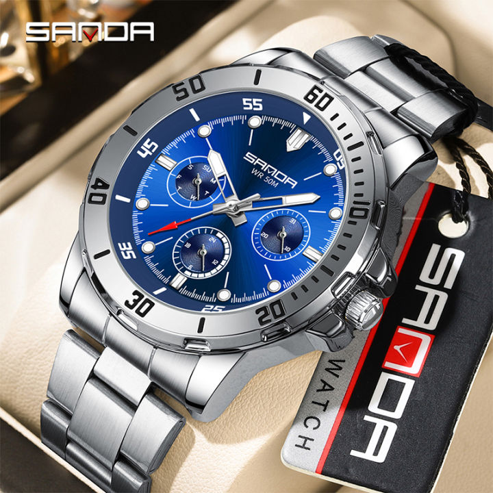 SANDA%20Simple%20Multi%20pointer%20Workplace%20Business%20Personalized%20Quartz%20Watch%20Successful%20Men's%20Watch%20SD3266-2%20-%20Image%203