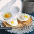 Microwave Oven Round Shape Egg Steamer Box Kitchen Cooking Mold Egg Poacher Home Kitchen Utensils Gadgets Fried Egg Tools. 