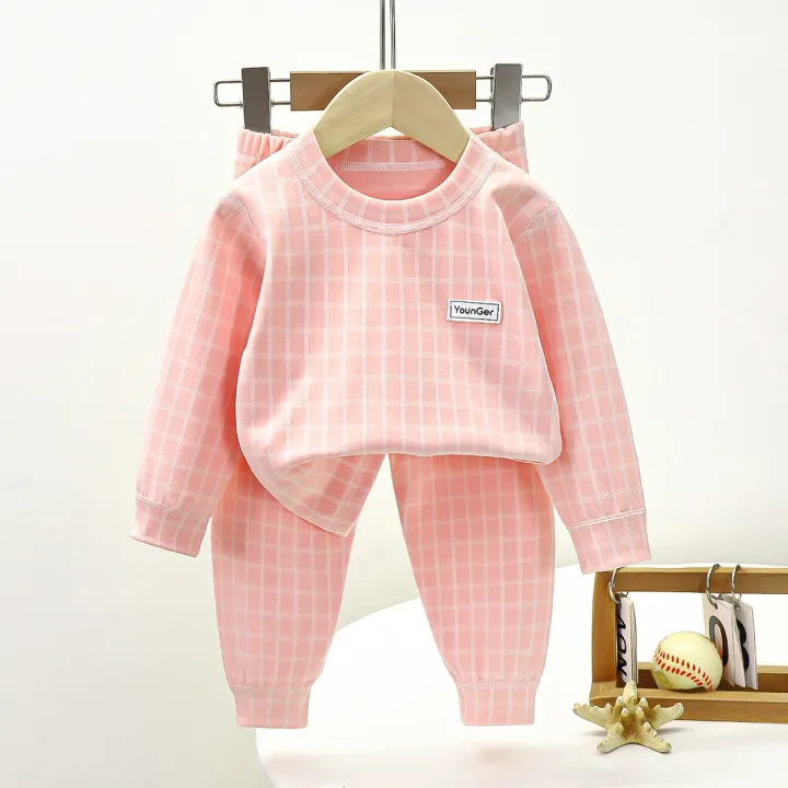Children's%20boneless%20underwear%20set,%20baby%20autumn%20clothes,%20autumn%20pants,%20boys%20and%20girls,%20home%20middle-aged%20children's%20pajama%20set%20-%20Image%203