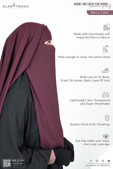 Glam%20Touch%20Premium%20Naomi%20Double%20Part%20Flap%20Niqab%20-%20Image%204