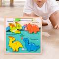 Wooden Puzzle Drawing Board Development Toy Shape Matching for 1 2 3 Years Old Boys Girl Kids.