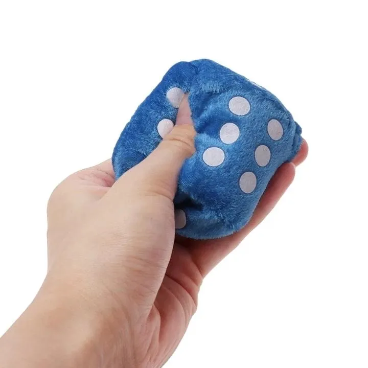 1%20Pair%20Fuzzy%20Dice%20Dots%20Rear%20View%20Mirror%20Hanger%20Decoration%20-%20Image%203