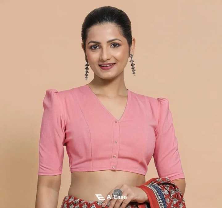 Ladies'%20Simple%20Yet%20Stylish%20Cotton%20Saree%20Blouse%20Design%20-%20Image%203