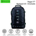 RAZER Rogue 17" Backpack V3 Compact Travel Backpack with 17" Lap-top Compartment Water Resistant Anti-Wrinkle Polyester Exterior Bag. 