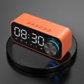 ZXL-B126 Subwoofer Mini Bluetooth Speaker/Mirror Dual Alarm Clock Digital Display LED Wireless Subwoofer Music Player. 