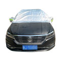 Car with cotton and thickened sun protection cover front windshield roof half car cover.