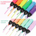 ZEYAR Fluorescent Pen Soft Head Large Capacity UK Water-Based Ink Japan Pen Head High Quality Key Point Marker. 