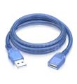 Usb 2.0 Extention Cable 1.5m / Usb Cable Male To Fimale Hi Speed Cable/ 1.5m USB Extension Cable-Blue /USB 2.0 Extension Extender Cable A Male to Female Cord Adapter 1.5M. 