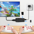 Arcade Video Game Console with Double Arcade Joysitck 4K HD TV Game Stick 128G Built-in 41000+ Games For ATARI/GBA/PS1.