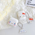 White Hello Kitty Cat Cinnamoroll AirPods 3 Case Apple AirPods 2 Cases Cover AirPods Pro 2 Cute Case iPhone Earphone Accessories.