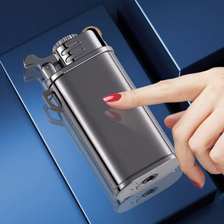 Simple%20and%20Stylish%20Clamshell%20Grinding%20Wheel%20Single%20Straight%20Lighter%20Metal%20Straight%20Blue%20Flame%20Creative%20Gift%20Gadgets%20for%20Men%20-%20Image%206