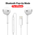 Headphones For Apple iPhone 14 13 12 11 Pro Max Wired Earphones X XS XR 7 8 6 Bluetooth Earplugs Accessories.