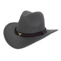 (NEW)Fibonacci West Cowboy Hat Fashion Wool Felt Metal Bull Head Decoration Sombrero Men Women Cap.