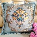 European-Style Pillow Cover Living Room Pillows Bedside Removable and Washable Cushion Office Rectangular Waist Backrest Cover. 
