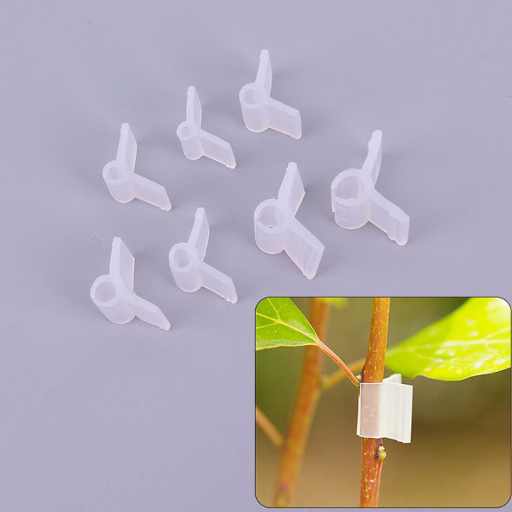 100PCS Plastic Grafting Clips Plants Support Garden Greenhouse Vegetables Garden Judish