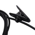 Straight Listen Only Transparent Flexible Acoustic Tube Earpiece 3.5mm Earphone headset Mono Jack for Walkie-talkie.
