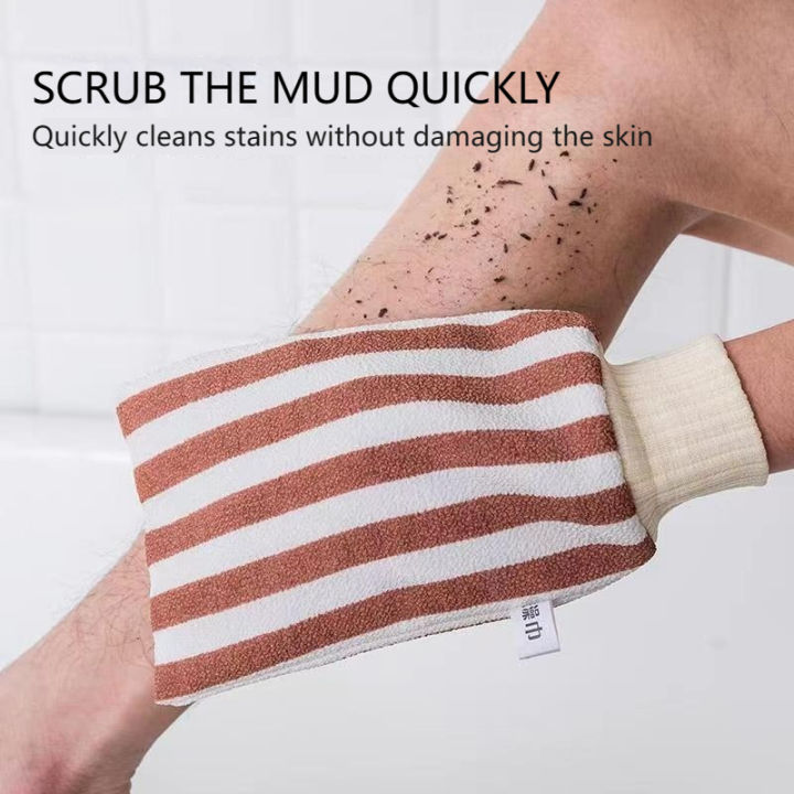 1Pc%20Bathing%20Scrub%20Exfoliating%20Gloves%20Two%20Sided%20For%20Men%20and%20Women%20Deep%20Cleansing%20Bath%20Towel%20Skin%20Friendly%20Bathroom%20Accessories%20-%20Image%202