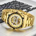 2023 New Golden Watches Top Luxury Brand Men's Sports Automatic Skeleton Man WINNER BEST SELLING Classic Mechanical Watches -Watch - Curren Watch For Men.
