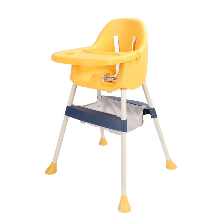 Baby%20Folding%20High%20Chair%20Height%20Adjustable%20Safety%20Harness%20Baby%20Dining%20Highchair%20for%20Infant%20-%20Image%203