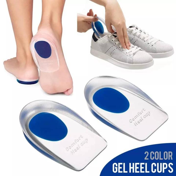 Sleek Silicon Gel Heel Cup Pad Pad Plantser Fascitis Sore Heel Heel Pain Dry Frail Hill Achilles Tendinitis Foot Certain Pad Comfort Pad Support - 275900114